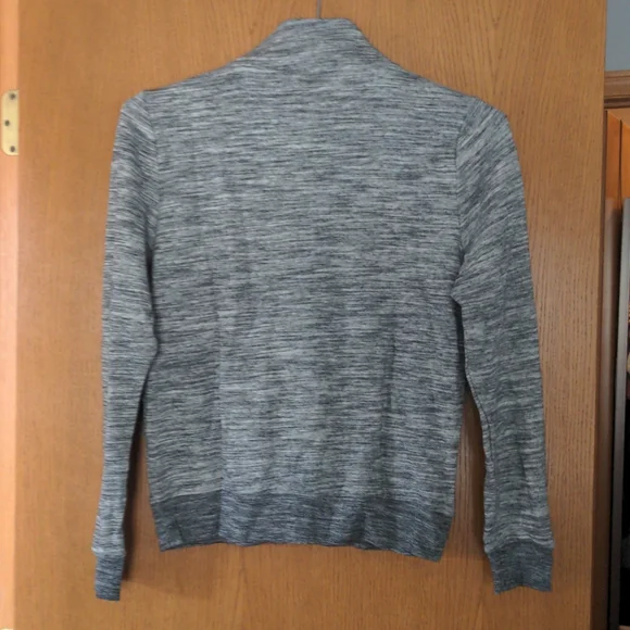 PINK Grey Heathered Quarter Zip - Picture 4 of 5